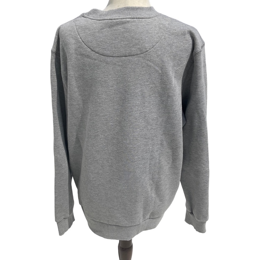 Men's Classic Vintage Feel  Penn College Style Crewneck With American Flag - Picture 2 of 8